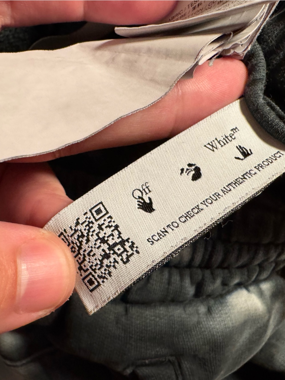 Off-White Tie Dye Bleach Wash Sweatpants *read description - Picture 10 of 16